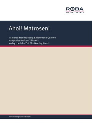 cover image of Ahoi! Matrosen!
